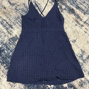 Navy blue dress. Medium